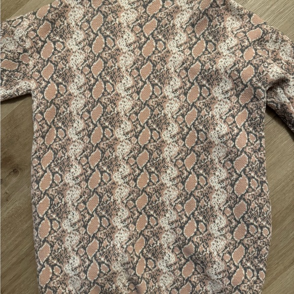 Snakeskin Cardigan Sweater - Picture 3 of 3